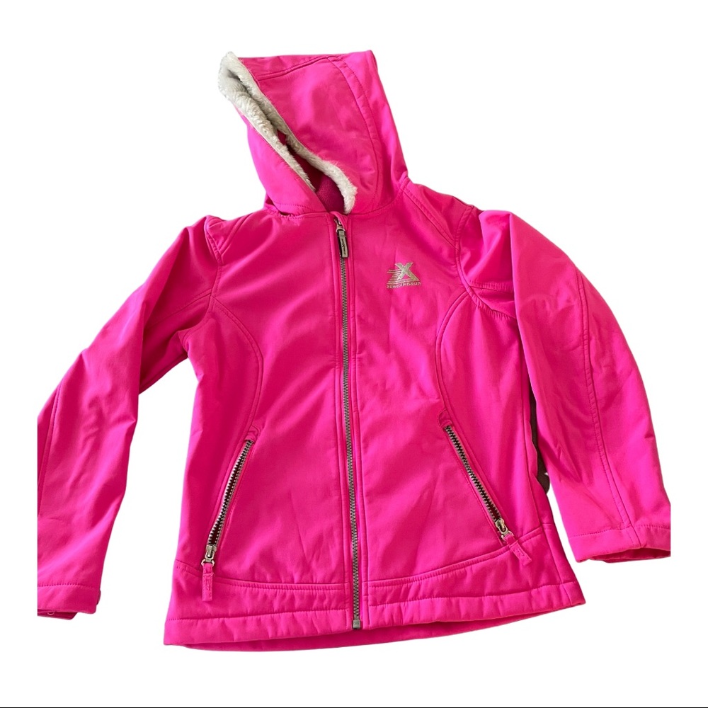 ZeroXposure pink girls winter coat 10/12. Soft warm on the inside, impermeable.